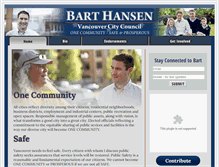 Tablet Screenshot of barthansen.com